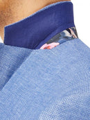 Bonucci Linen Blend Jacket - Blue