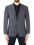 Cab Jacket - Grey/navy Check