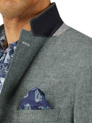 Lagasse Linen Blend Jacket - Green