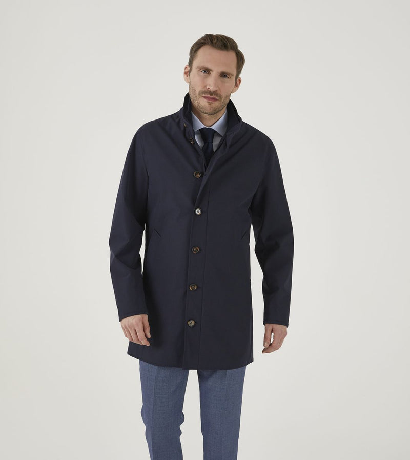 Quinn Raincoat - Navy