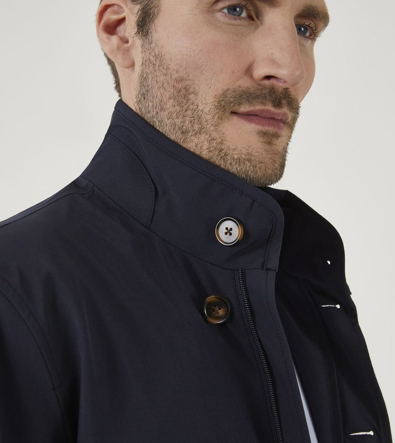 Quinn Raincoat - Navy