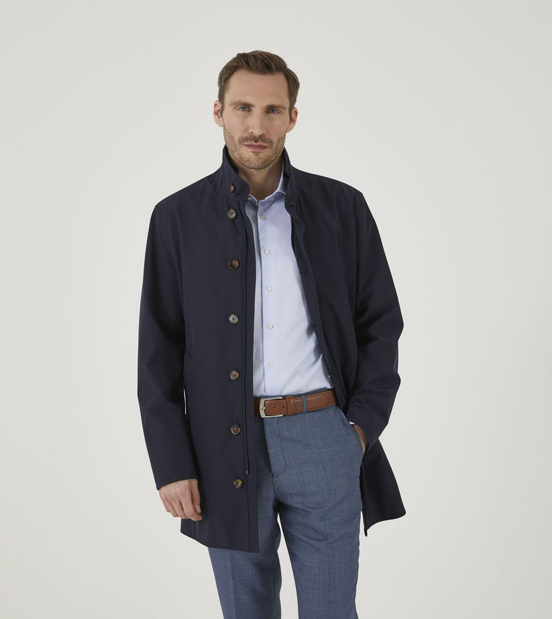 Quinn Raincoat - Navy