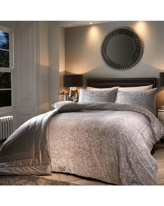 Mirella Duvet Cover Set - Silver