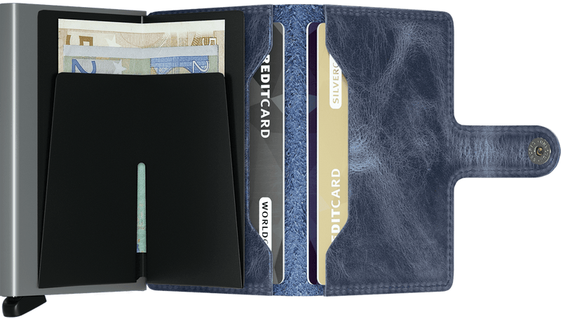 Vintage Mini Wallet - Blue