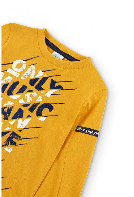 Only Music Print T-shirt - Yellow