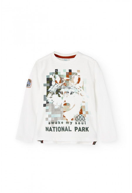 National Park Print T-shirt - Off White
