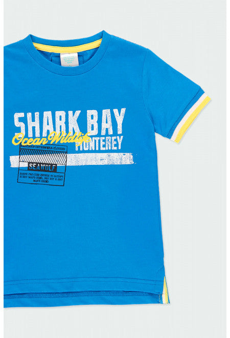 Short Sleeve Shark Bay T-shirt - Baltic