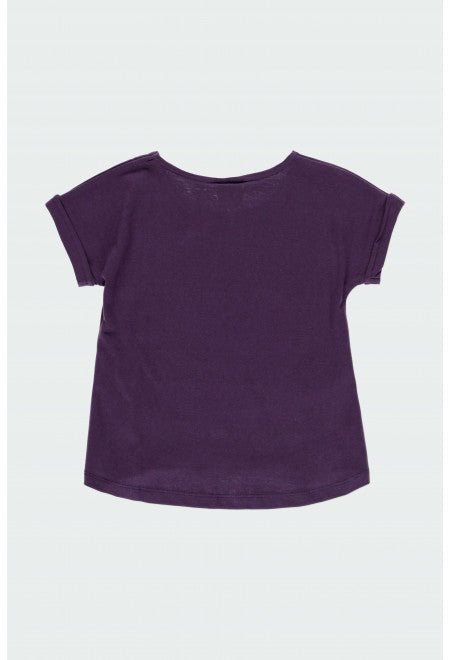 Shoes Short Sleeve T-shirt - Purple