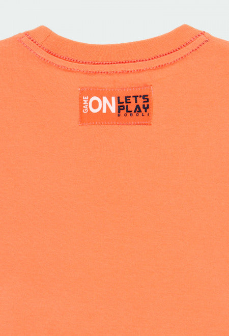 Sports Balls Long Sleeve T-shirt - Tangerine