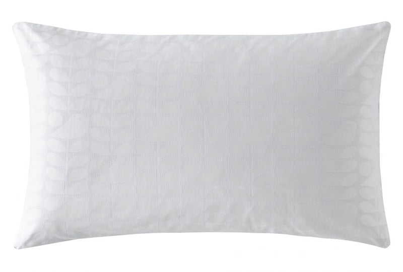 Orla Kiely Ditsy Early Bird White Standard Pillowcase Pair