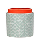 Orla Kiely Linear Stem 1L Storage Jar - Duck Egg
