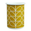 Orla Kiely Linear Stem Enamel Tumbler - Dandelion