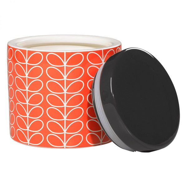 Orla Kiely Linear Stem Presimmon Storage Jar 1 Litre