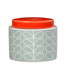 Orla Kiely Linear Stem Small Storage Jar - Duck Egg