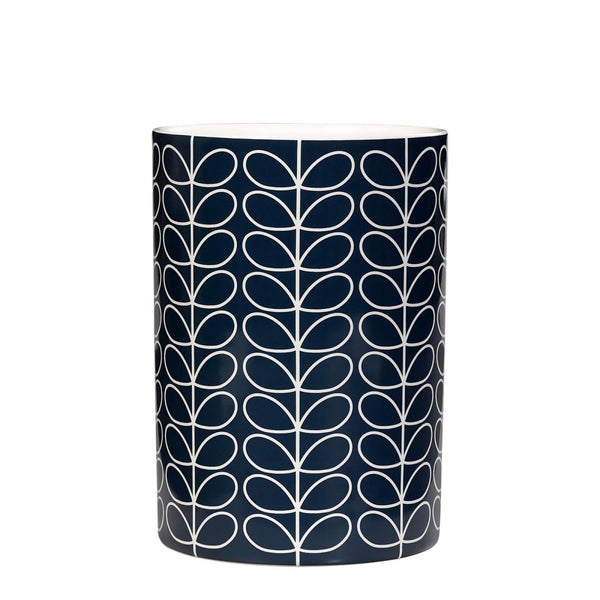 Orla Kiely Linear Stem Utensil Jar - Slate