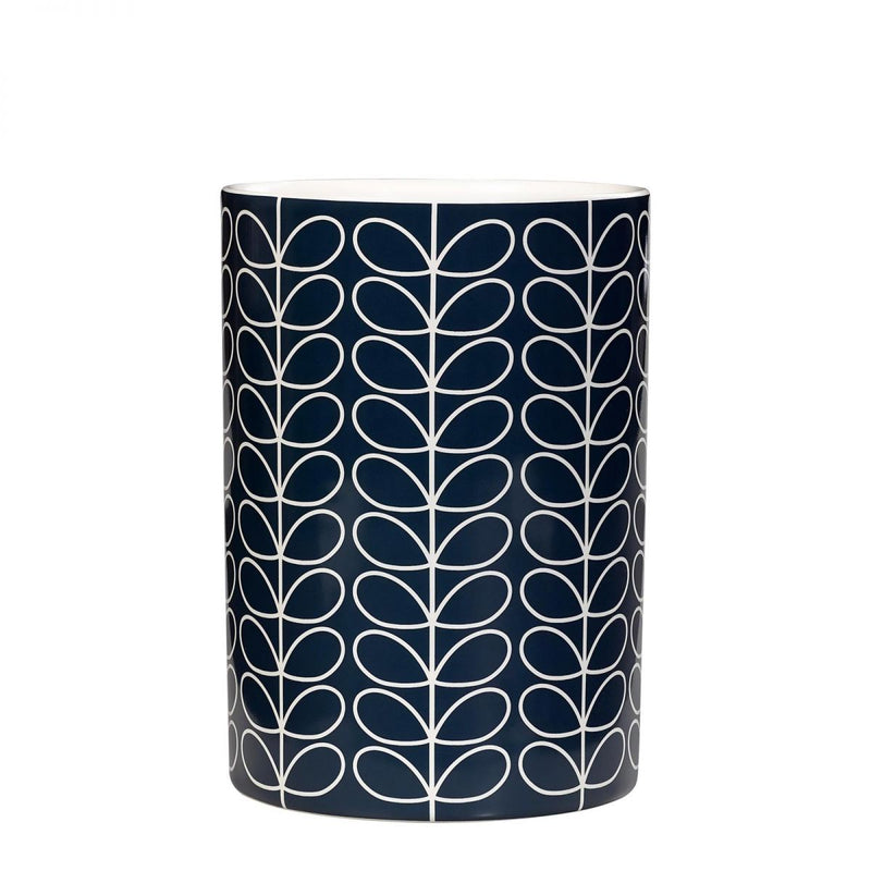 Orla Kiely Linear Stem Utensil Jar - Slate