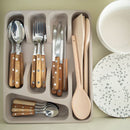 Natural Elements Eco Cutlery Tray Bamboo Fibre
