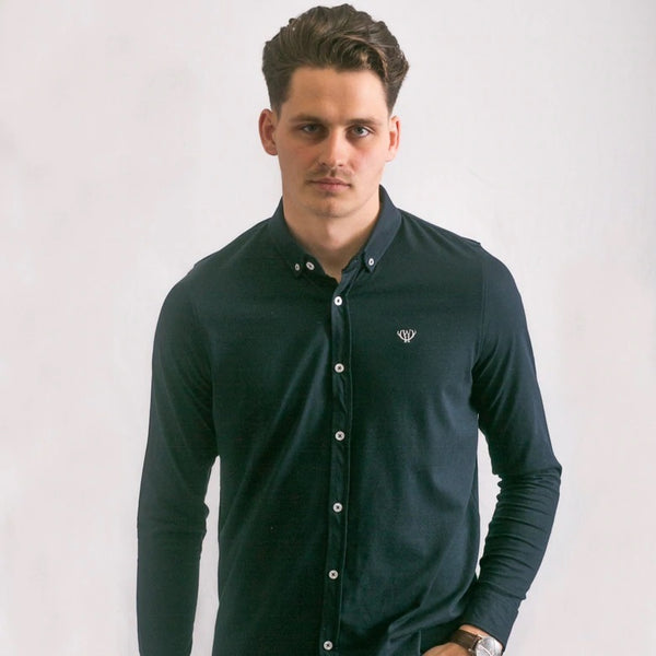 Oxford Slim Shirt - Navy