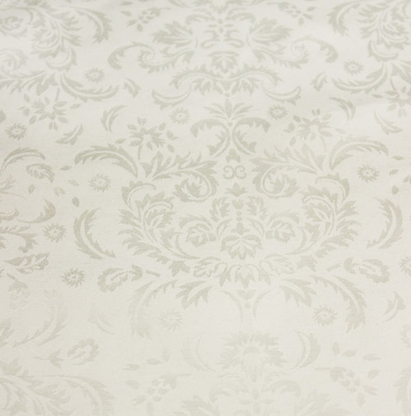 Peggy Wilkins Caroline Damask Round Tablecloth 67" - Champagne