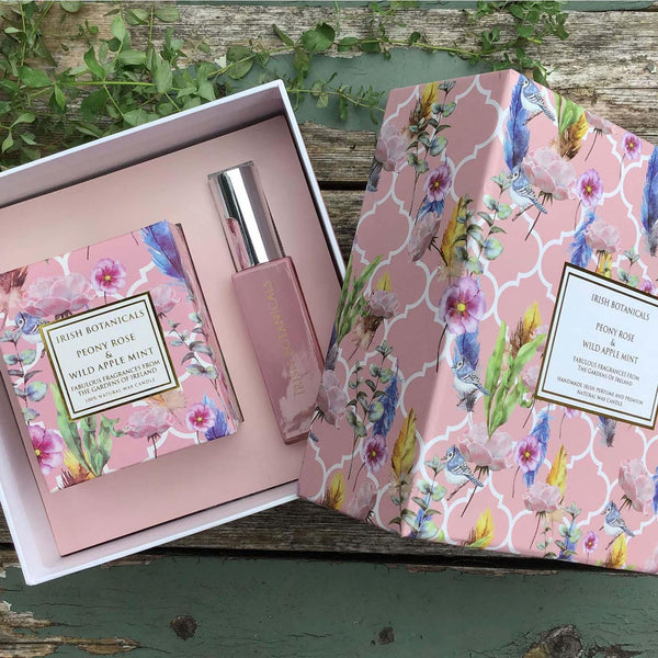 Irish Botanicals Peony Rose & Wild Apple Mint Gift