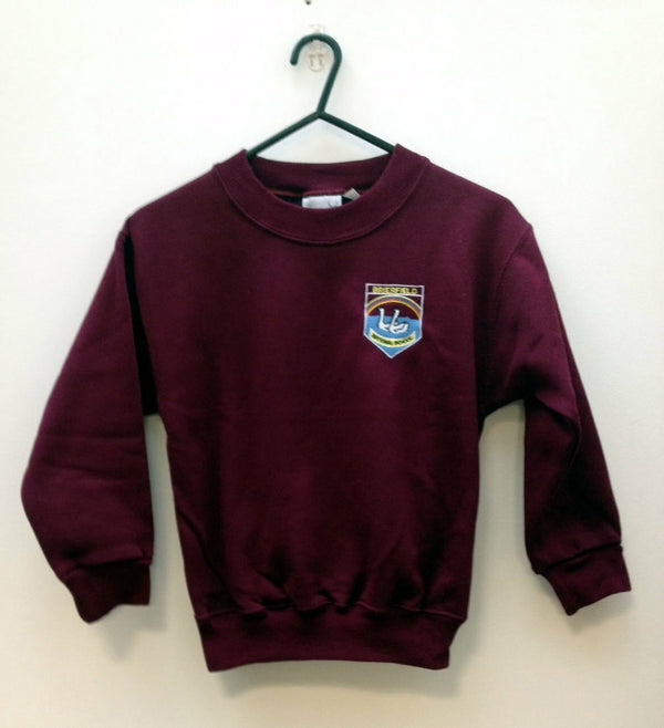 Skippy Crested Track Top - Maroon