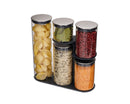 Podium 100 5 Piece Glass Storage Jar Set