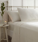 Flannelette Pillowcase Pair - Cream