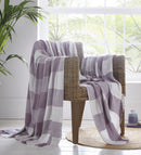 Portfolio Epsom Cotton Throw - Heather (228x250cm)
