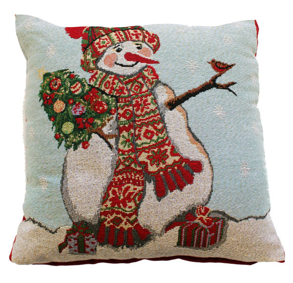 Portfolio Happy Snowman Cushion 43x43cm