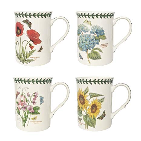 Portmeirion Set of 4 Mugs - Botanic Garden