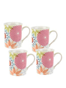 Portmeirion Set of 4 Mugs - Crazy Daisy