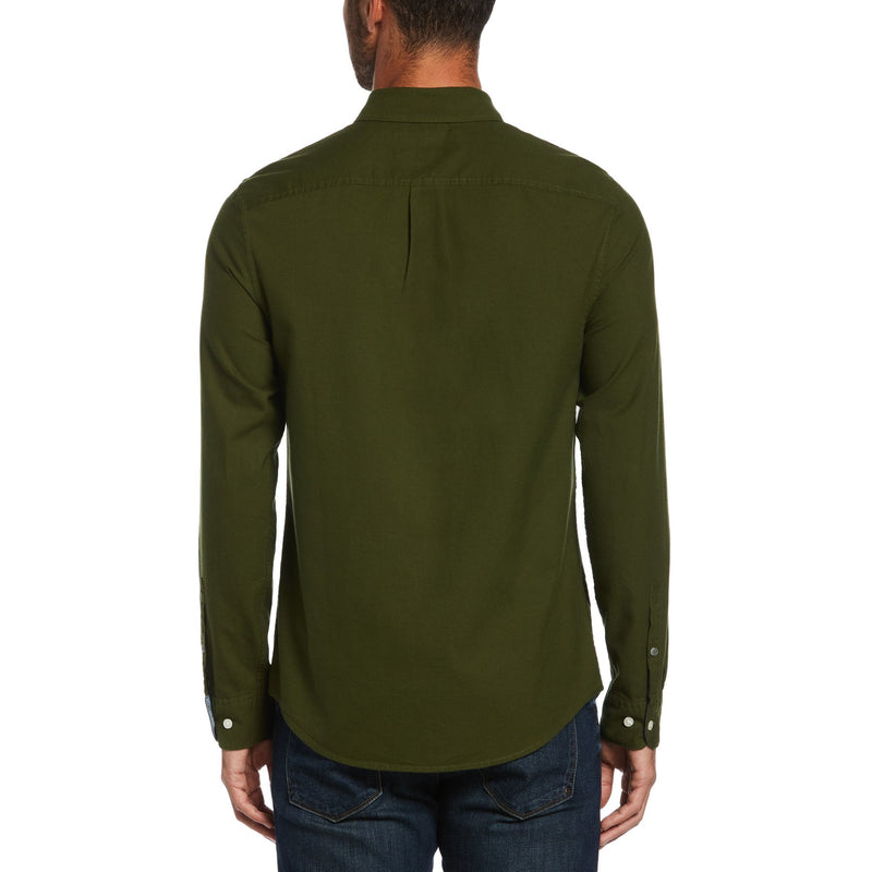 Core Oxford Slim Shirt - Riffle Green