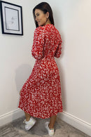 Cass Ditsy Red Floral - Red Ditsy Floral