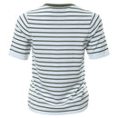 Robin Stripe Top - Khaki/white