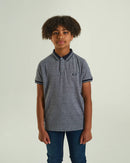 Mac Birdseye Polo - Navy