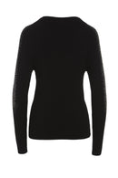 Eileen Diamante Jumper - Black