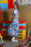 Andrea Dress - Purple