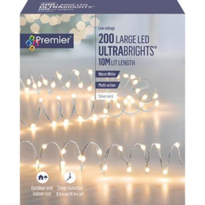 200 Ultrabrights Warm White LED