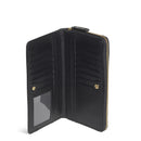 Pockets Large Zip Around Matinee - Black