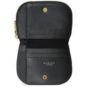 Liverpool Street Faux Croc Bifold Purse - Black