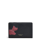 Stamp Medium Bifold Purse - Black