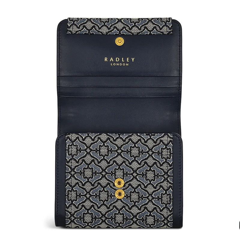 Baylis Road Heirloom Zip Around Purse - Goose Grey