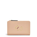 Heritage Dog Outline Bifold Purse - Peach
