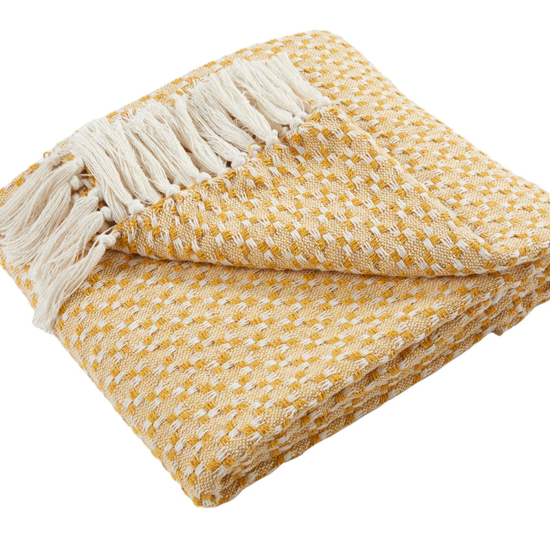 Bexley Ochre 130 X 180cm Throw