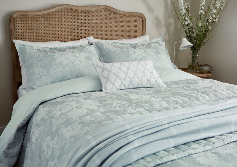 Sanderson Lyon Duck Egg Standard Pillowcase