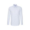 Shaped Striped Long Sleeve Shirt - Blue