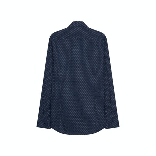 Shaped Fit Light Kent Shirt - Dark Blue