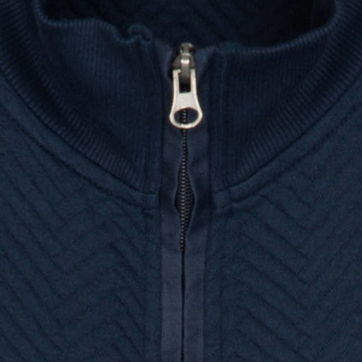 Zipped Sweater - Dark Blue