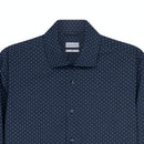 Slim Fit Light Kent Shirt - Dark Blue