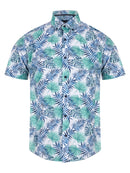 Seville Short Sleeve Casual Shirt - Light Blue